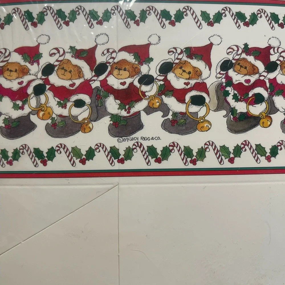 Lucy & Company Vintage 1987 Baking Boxes with Christmas Bear Design